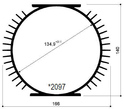 código art.FM2097 : Disipadores de calor de aluminio en barras