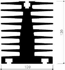 código art.FM411 : Disipadores de calor de aluminio en barras