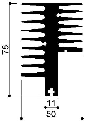 código art.FM415 : Disipadores de calor de aluminio en barras