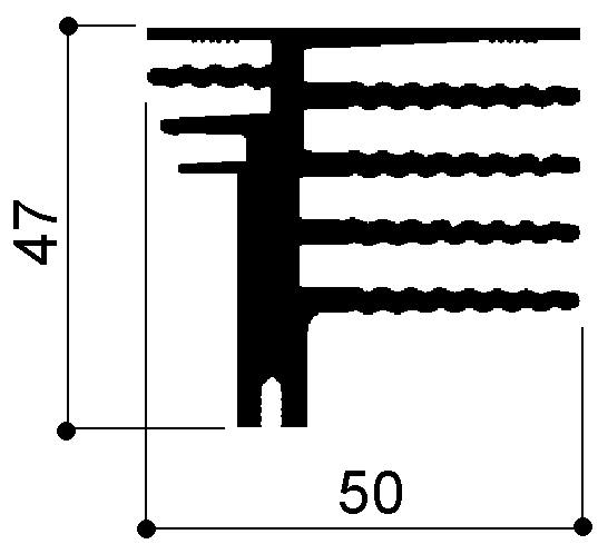 código art.FM416 : Disipadores de calor de aluminio en barras