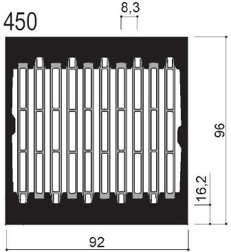 código art.FM450 : Disipadores de calor de aluminio en barras