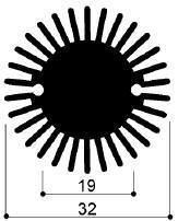 código art.FM500 : Disipadores de calor de aluminio en barras