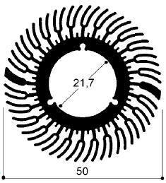 código arte. FM503: Disipadores de calor de aluminio en barras