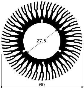 código arte. FM506: Disipadores de calor de aluminio en barras