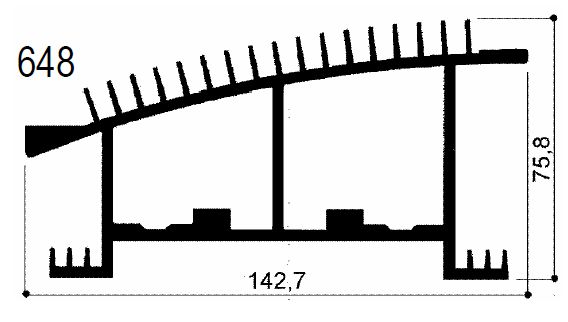 código art.FM648 : Disipadores de calor de aluminio en barras