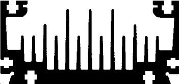 disipador de calor seccional de aluminio